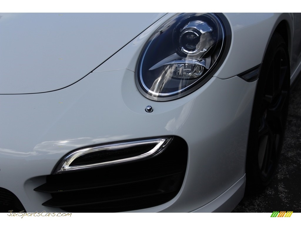 2014 911 Turbo Coupe - White / Black/Platinum Grey photo #46