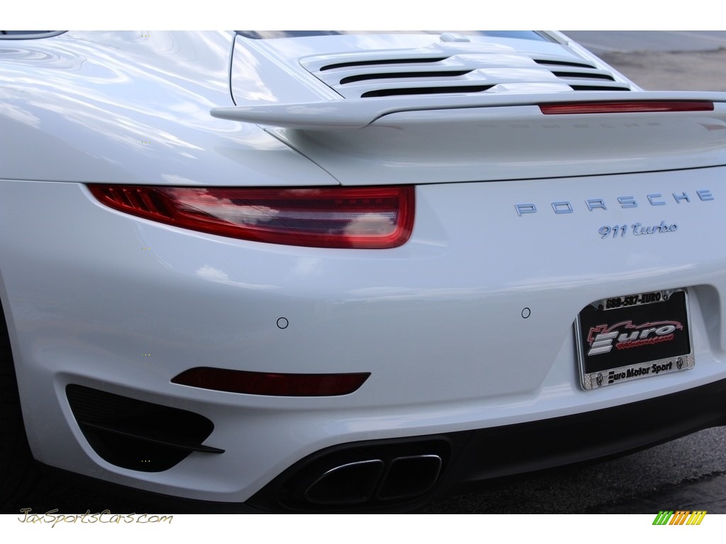 2014 911 Turbo Coupe - White / Black/Platinum Grey photo #51