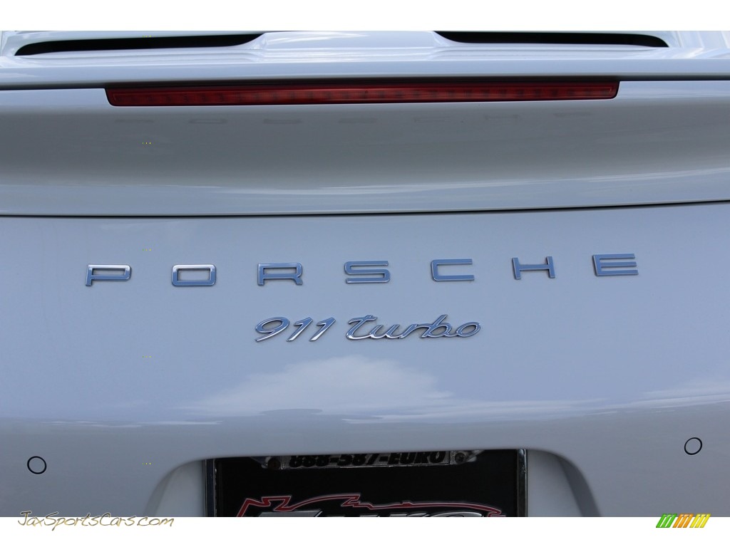 2014 911 Turbo Coupe - White / Black/Platinum Grey photo #54