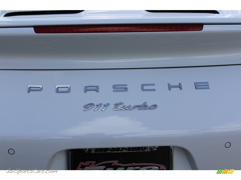 2014 911 Turbo Coupe - White / Black/Platinum Grey photo #55