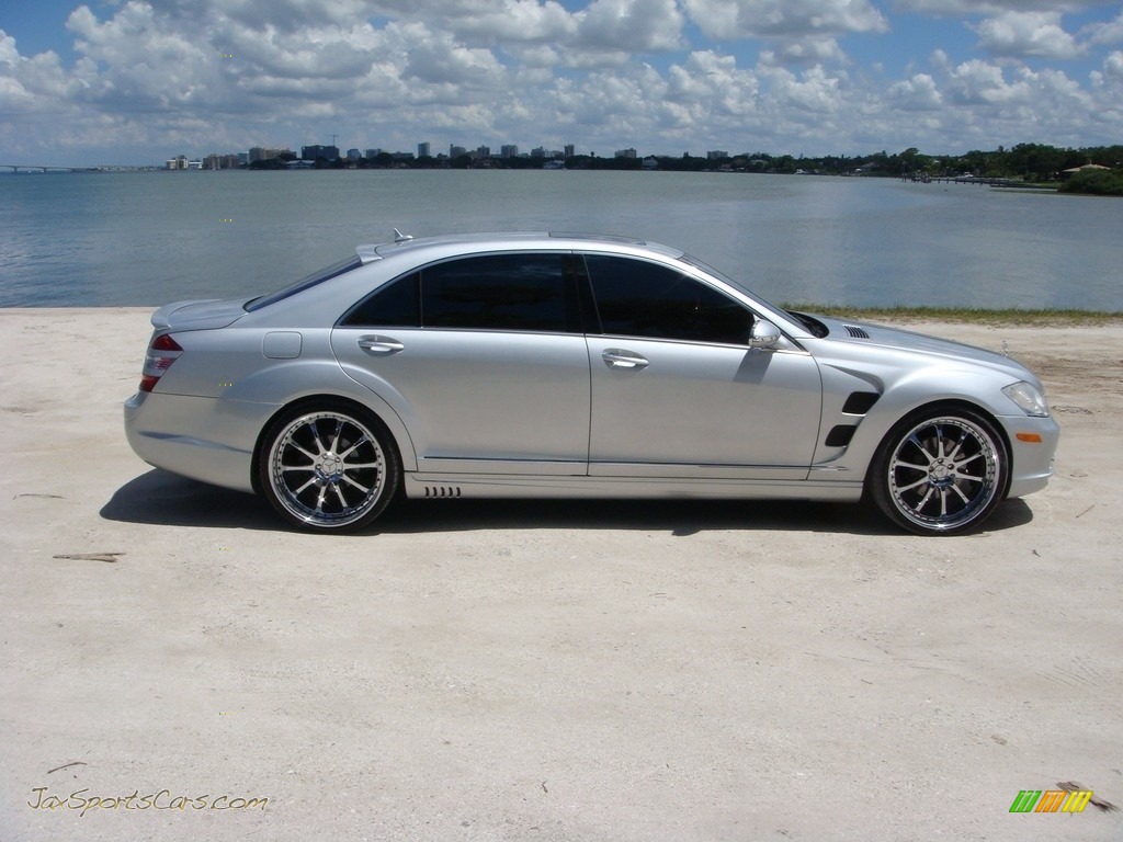 2008 S 550 Sedan - Iridium Silver Metallic / Black photo #8