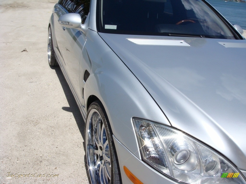 2008 S 550 Sedan - Iridium Silver Metallic / Black photo #9