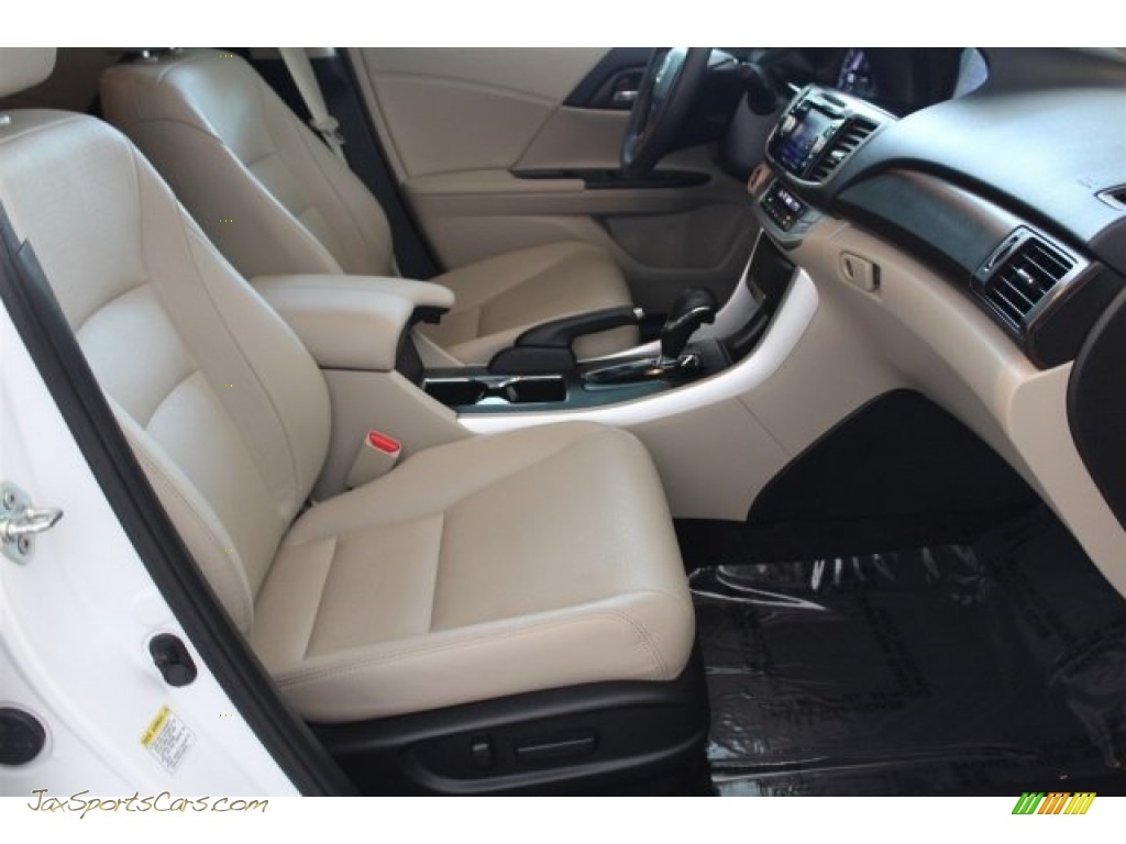 2014 Accord EX-L Sedan - White Orchid Pearl / Black photo #36