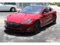 Tesla Model S P85D Performance Red Multi-Coat photo #31