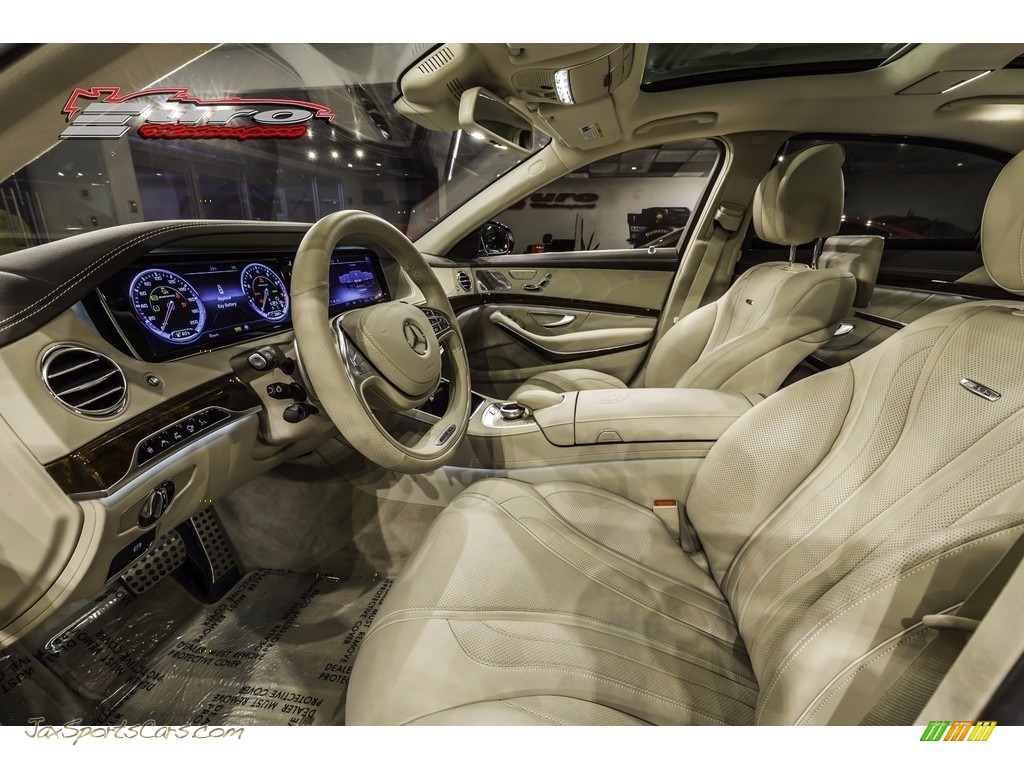 2014 S 63 AMG 4MATIC Sedan - Diamond White Metallic / Silk Beige/Espresso Brown photo #19