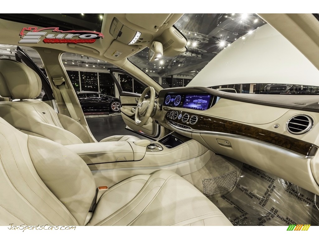 2014 S 63 AMG 4MATIC Sedan - Diamond White Metallic / Silk Beige/Espresso Brown photo #29