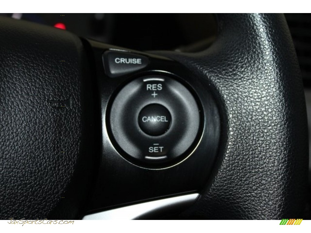 2012 Civic Hybrid Sedan - Crystal Black Pearl / Gray photo #13