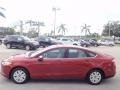 Ford Fusion S Ruby Red photo #12
