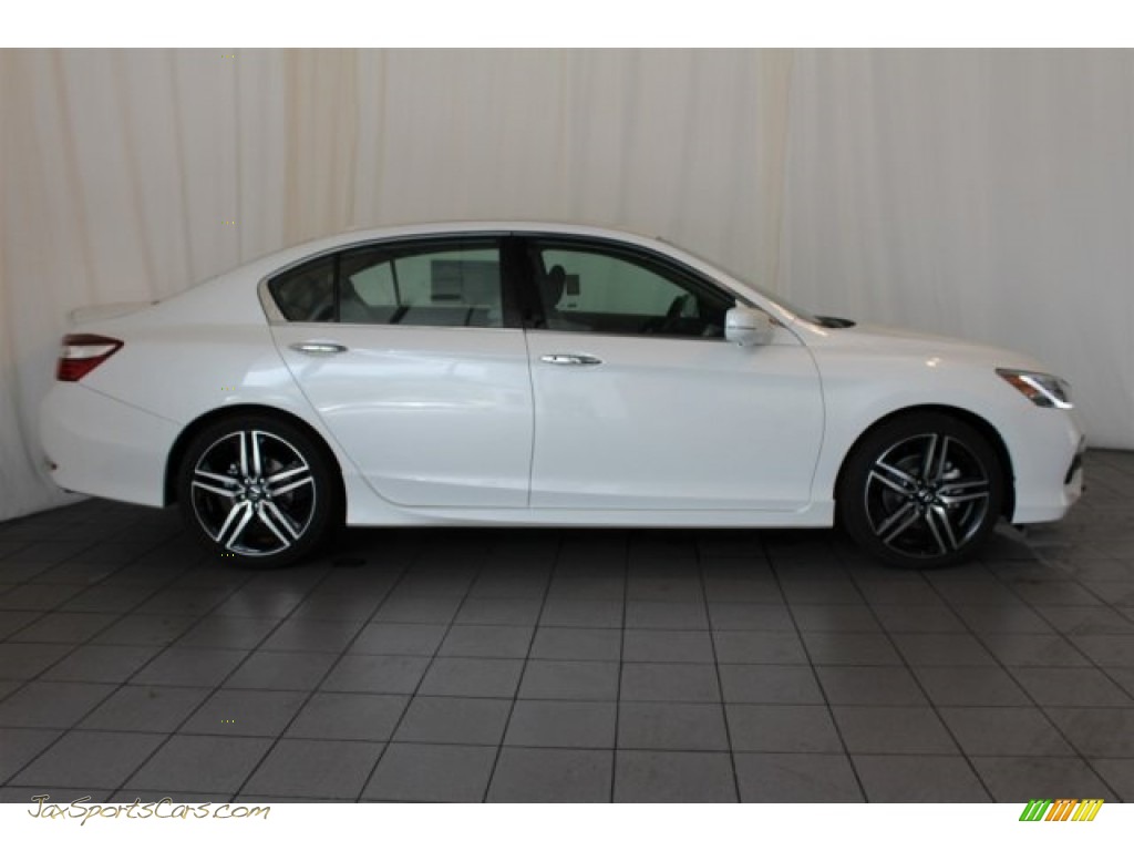 2017 Accord Touring Sedan - White Orchid Pearl / Ivory photo #3