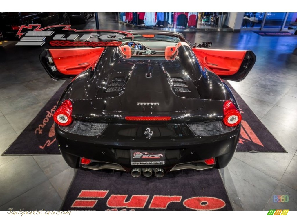 2013 458 Spider - Nero Daytona (Black Metallic) / Rosso photo #45