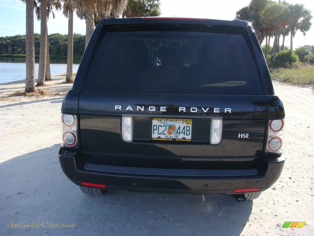 2011 Range Rover HSE - Santorini Black Metallic / Navy Blue/Parchment photo #6