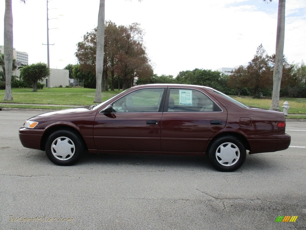1999 Camry CE - Vintage Red Pearl / Gray photo #2