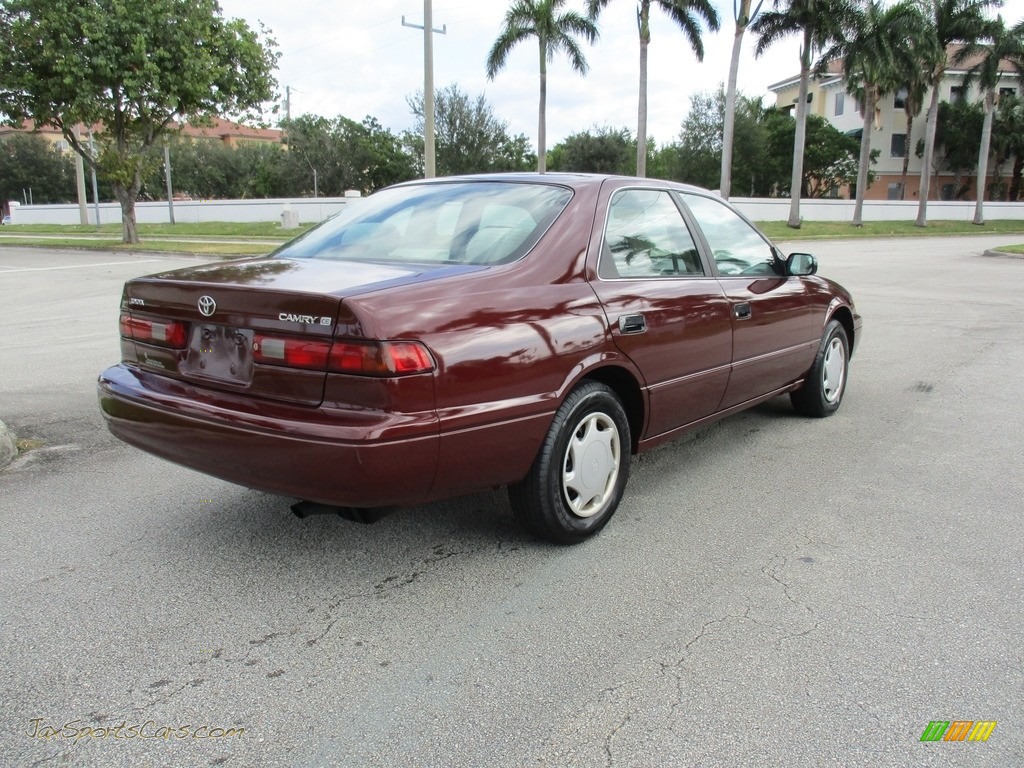 1999 Camry CE - Vintage Red Pearl / Gray photo #5
