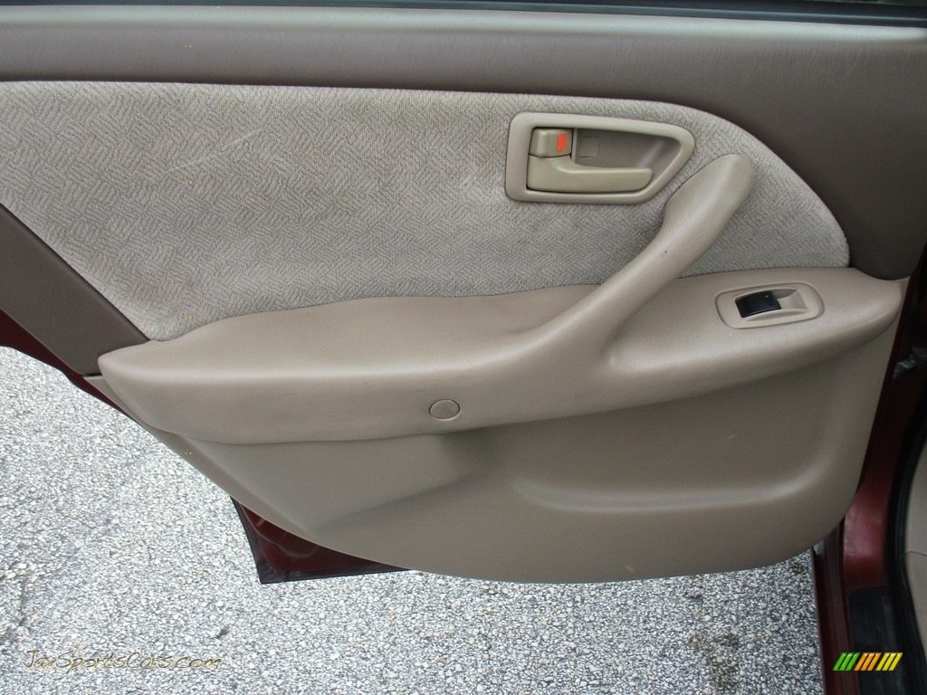 1999 Camry CE - Vintage Red Pearl / Gray photo #12