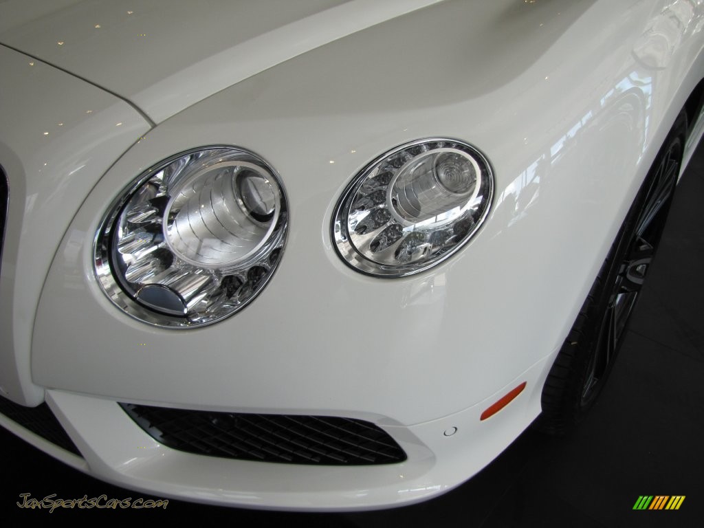 2013 Continental GTC V8  - Glacier White / White photo #44
