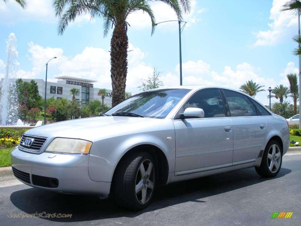 1999 A6 2.8 Sedan - Aluminum Silver Metallic / Onyx Black photo #3