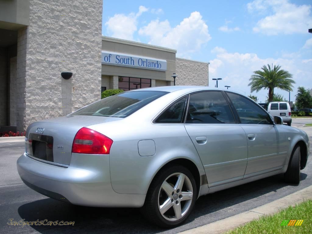 1999 A6 2.8 Sedan - Aluminum Silver Metallic / Onyx Black photo #6