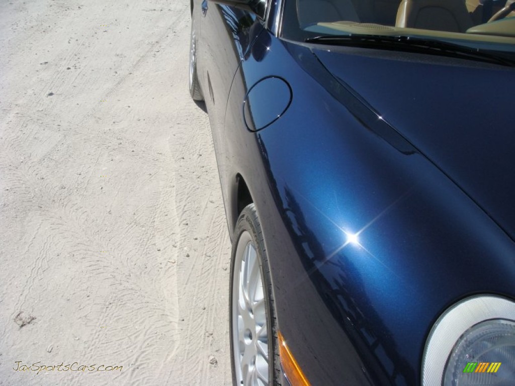 1999 911 Carrera Cabriolet - Ocean Blue Metallic / Savanna Beige photo #9