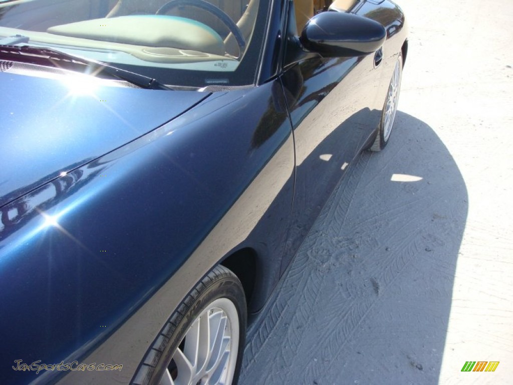 1999 911 Carrera Cabriolet - Ocean Blue Metallic / Savanna Beige photo #10