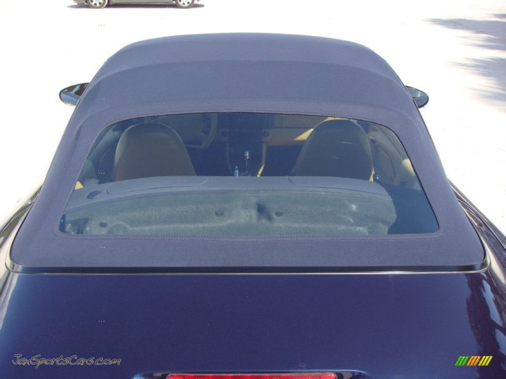 1999 911 Carrera Cabriolet - Ocean Blue Metallic / Savanna Beige photo #30