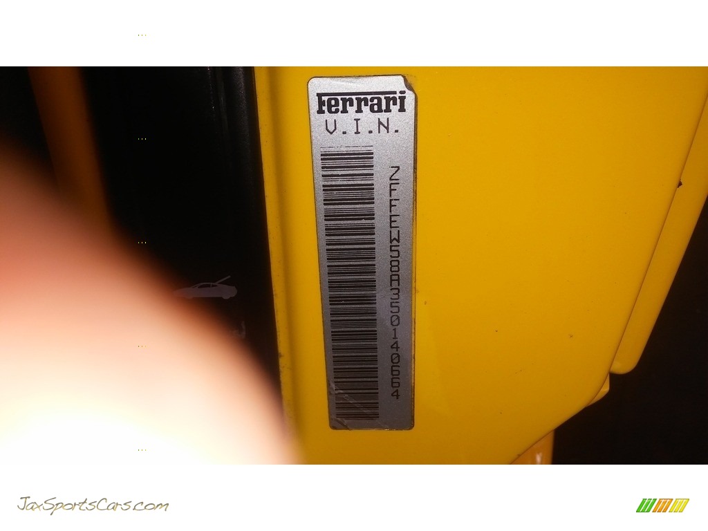 2005 F430 Coupe F1 - Yellow / Black photo #44