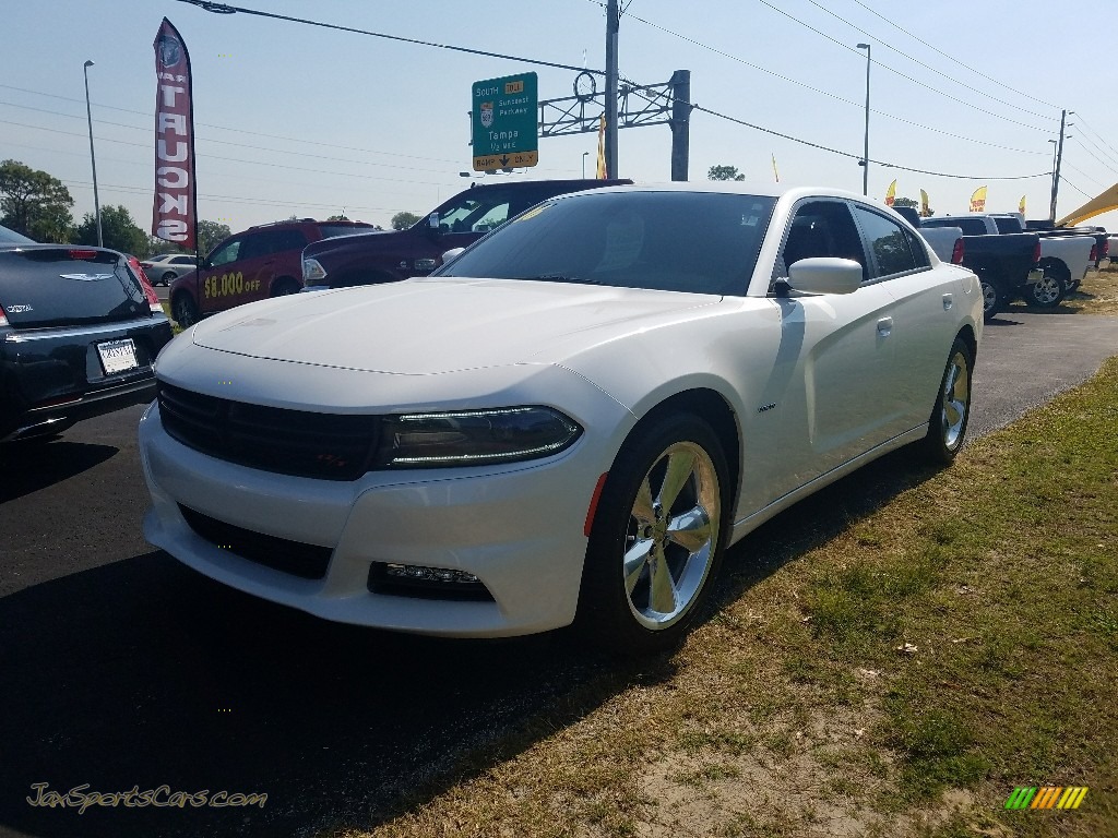 Bright White / Black Dodge Charger R/T