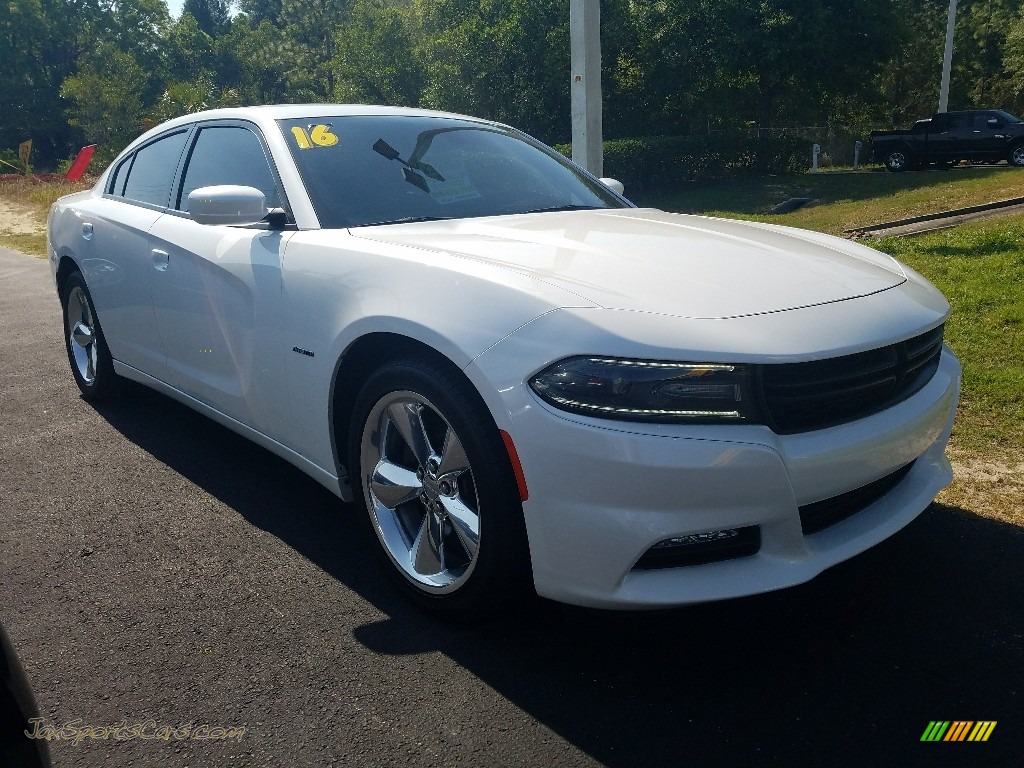 2016 Charger R/T - Bright White / Black photo #7
