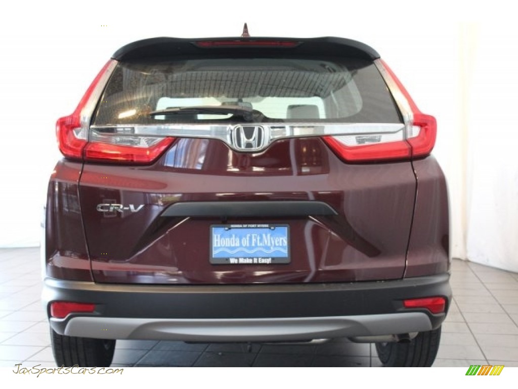 2017 CR-V LX - Basque Red Pearl II / Gray photo #6