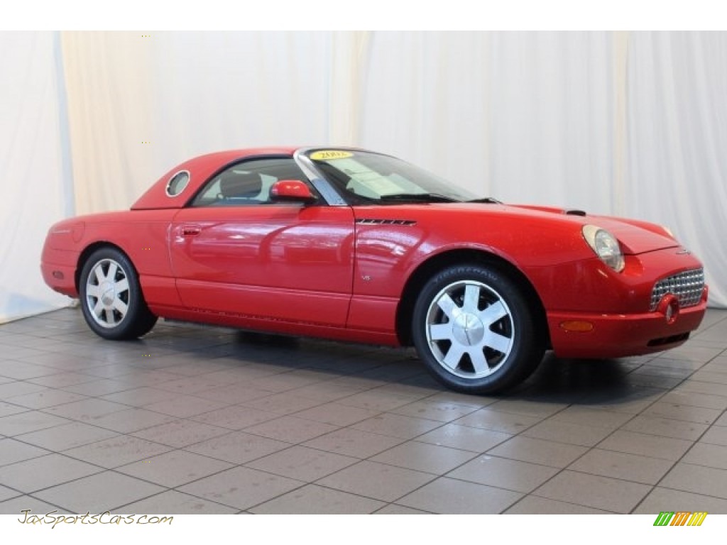 2002 Thunderbird Deluxe Roadster - Torch Red / Torch Red photo #2