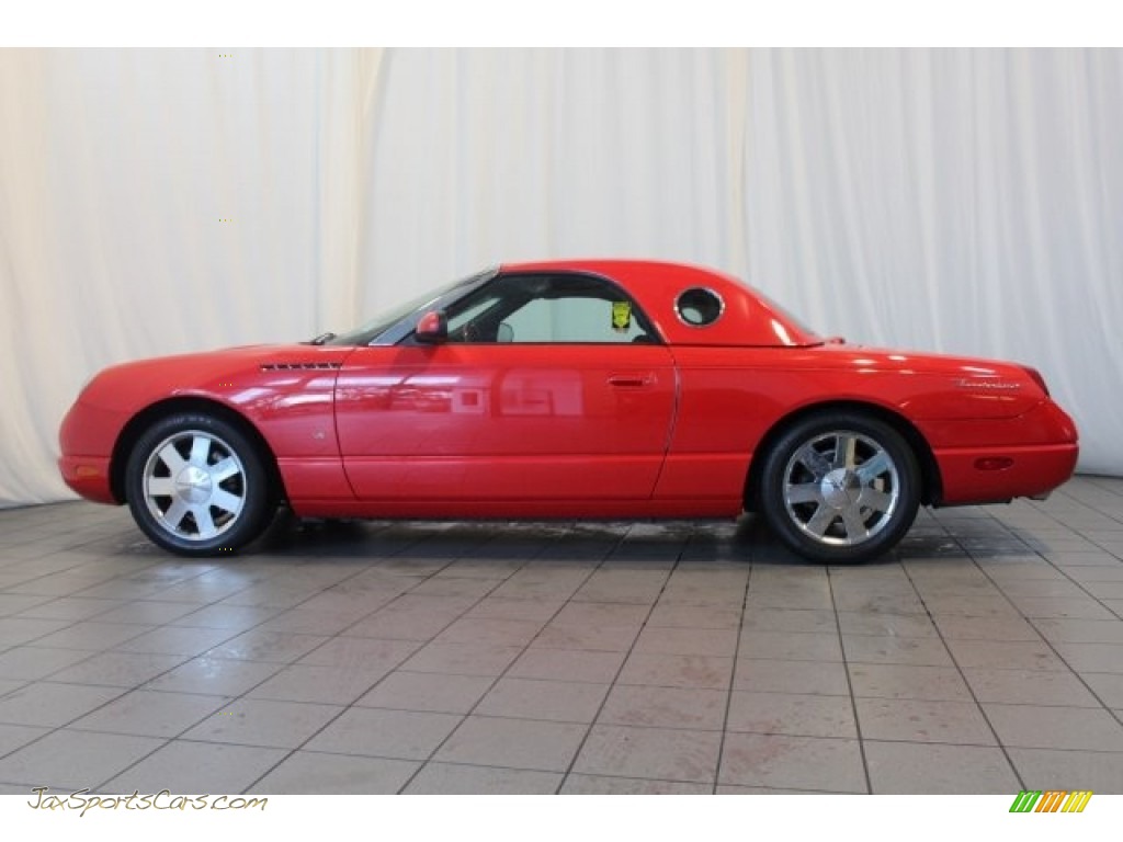 2002 Thunderbird Deluxe Roadster - Torch Red / Torch Red photo #4
