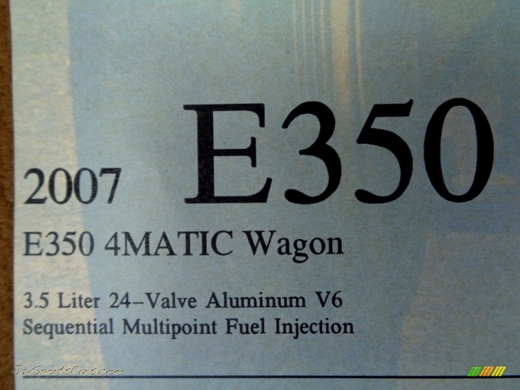 2007 E 350 4Matic Wagon - Arctic White / Cashmere photo #81
