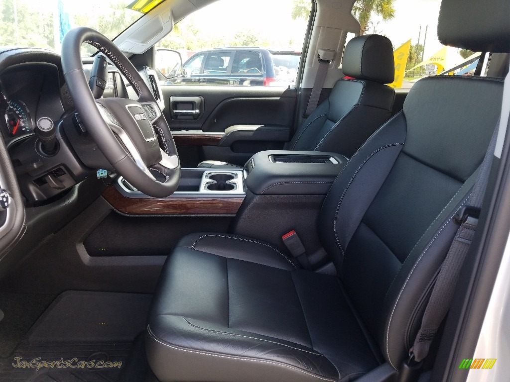 2017 Sierra 1500 SLT Crew Cab 4WD - Quicksilver Metallic / Jet Black photo #9