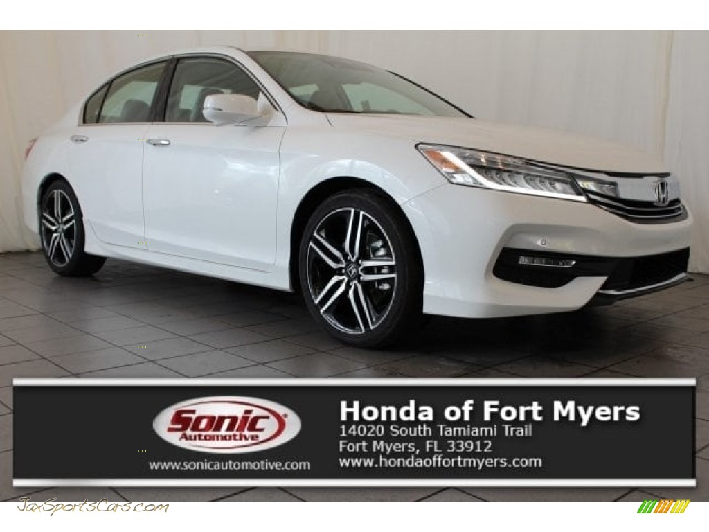2017 Accord Touring Sedan - White Orchid Pearl / Ivory photo #1