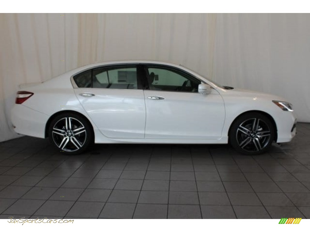 2017 Accord Touring Sedan - White Orchid Pearl / Ivory photo #3