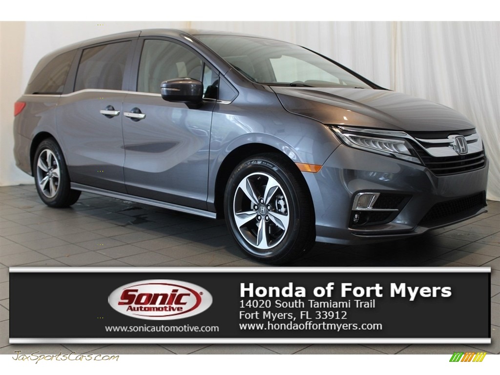 Modern Steel Metallic / Gray Honda Odyssey Touring