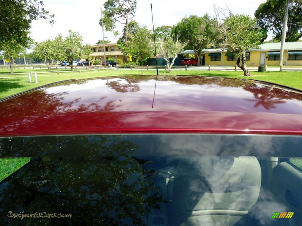 2007 Focus ZX4 S Sedan - Dark Toreador Red Metallic / Dark Pebble/Light Pebble photo #15