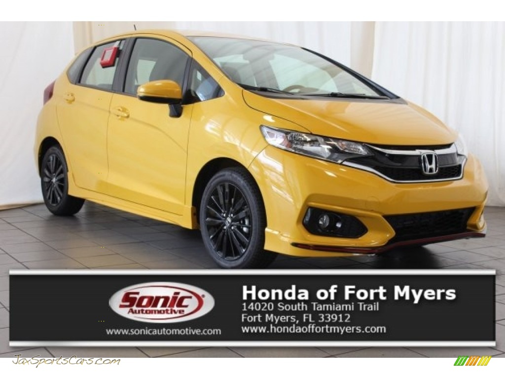 2018 Fit Sport - Helios Yellow Pearl / Black photo #1