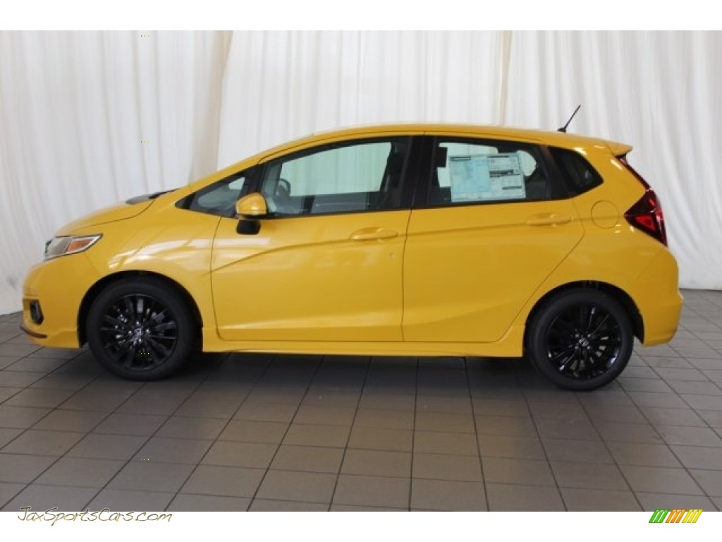 2018 Fit Sport - Helios Yellow Pearl / Black photo #5