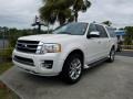 Ford Expedition EL Limited White Platinum Metallic Tricoat photo #1
