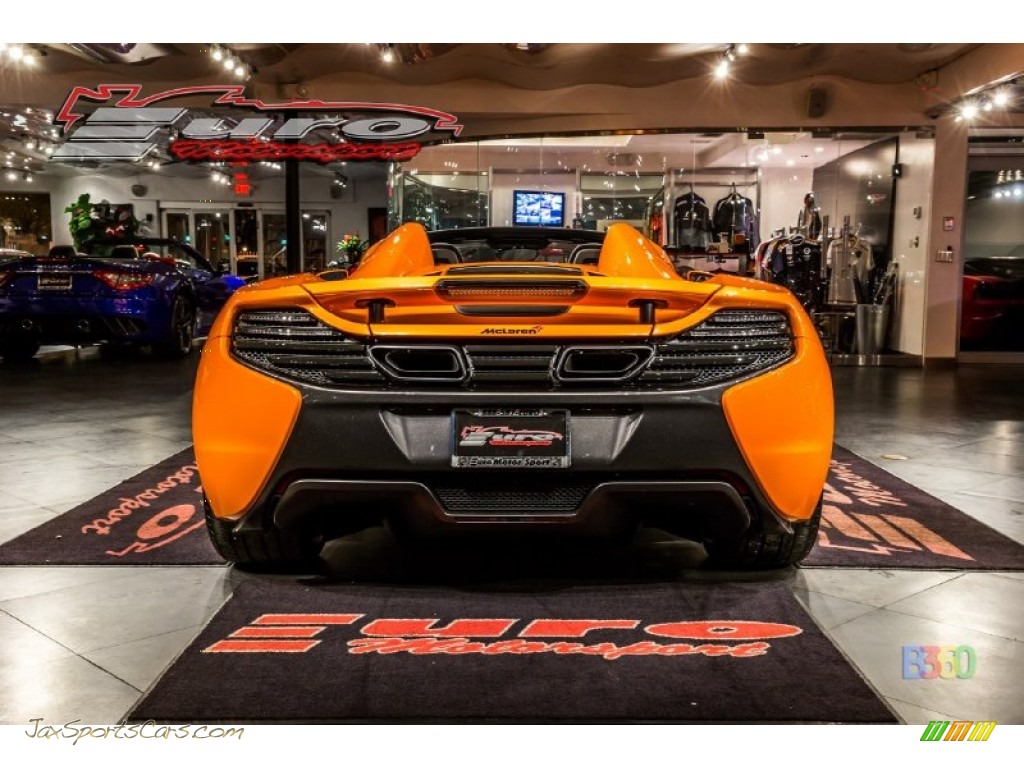 2015 650S Spyder - McLaren Orange / Carbon Black photo #19
