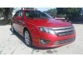 Ford Fusion SEL Red Candy Metallic photo #1