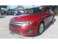 Ford Fusion SEL Red Candy Metallic photo #7