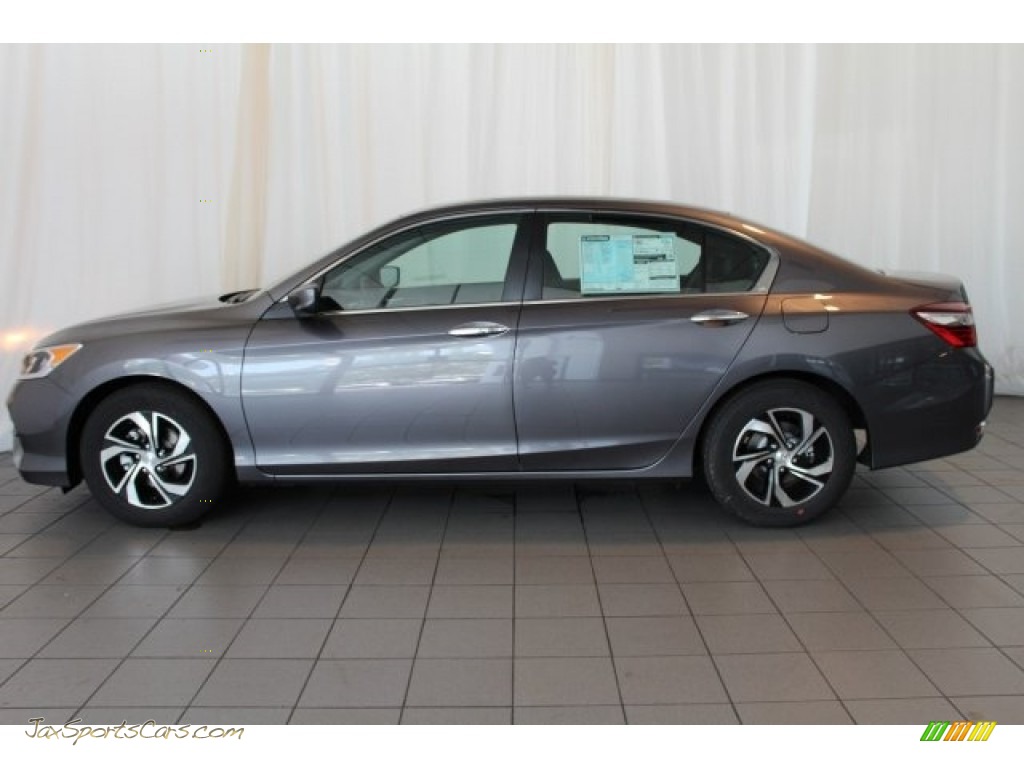 2017 Accord LX Sedan - Modern Steel Metallic / Black photo #5