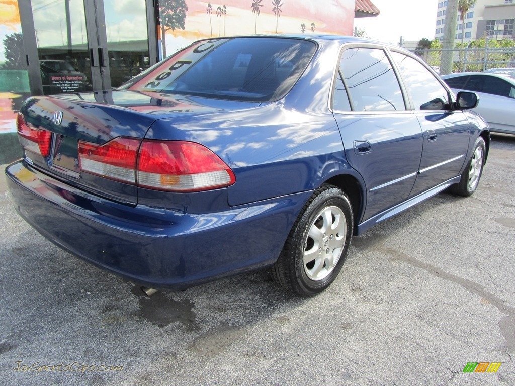2002 Accord EX Sedan - Eternal Blue Pearl / Quartz Gray photo #6