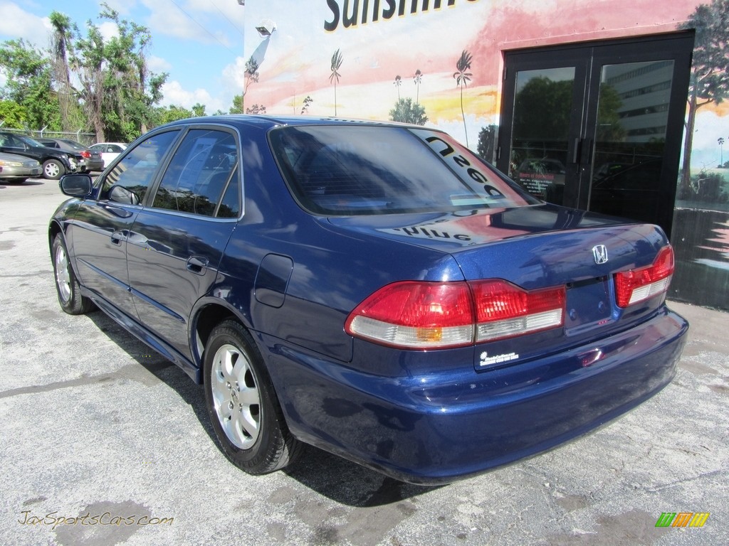 2002 Accord EX Sedan - Eternal Blue Pearl / Quartz Gray photo #8