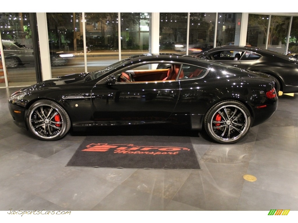 2005 DB9 Coupe - Jet Black / Red Fox photo #6