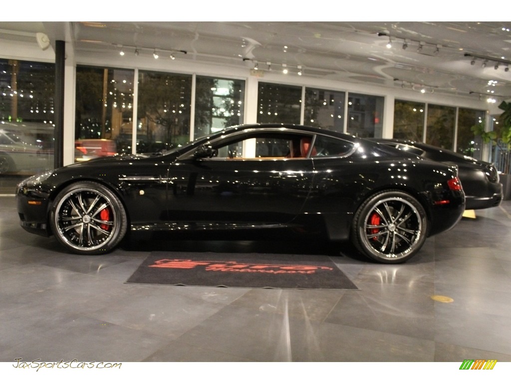 2005 DB9 Coupe - Jet Black / Red Fox photo #7