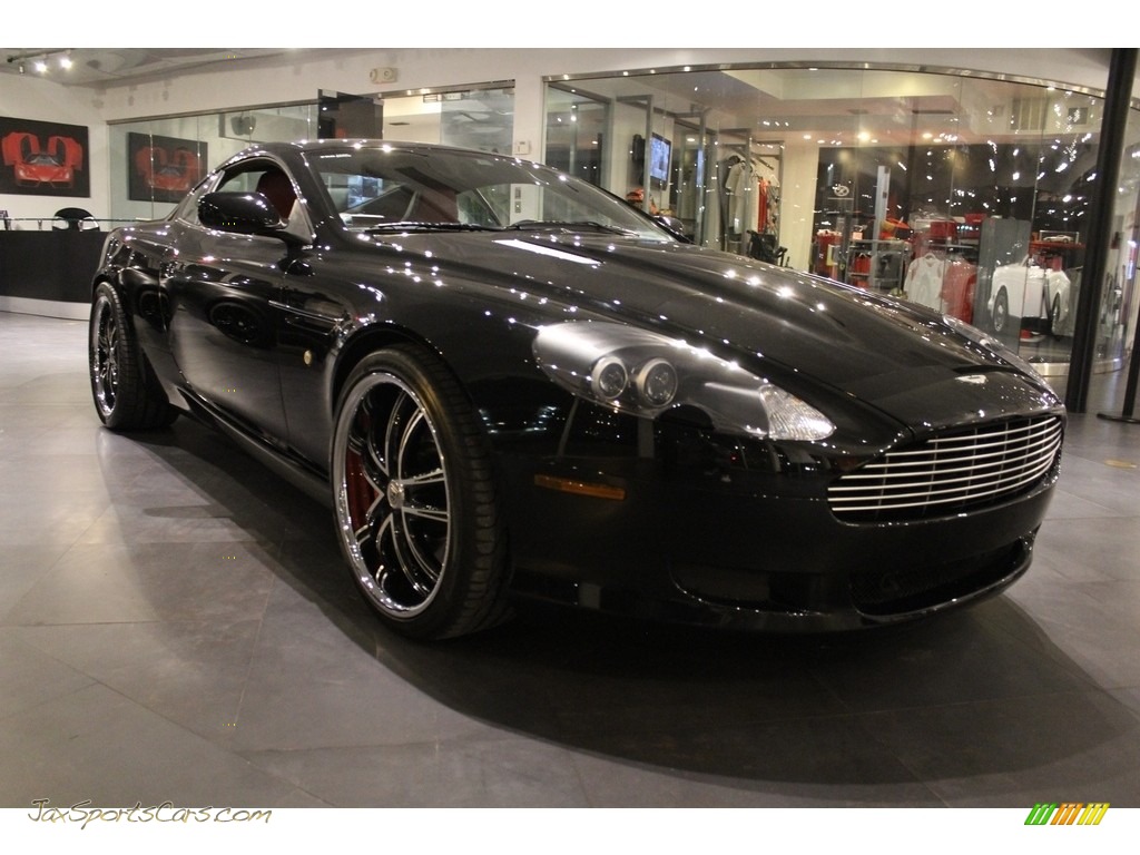 2005 DB9 Coupe - Jet Black / Red Fox photo #9