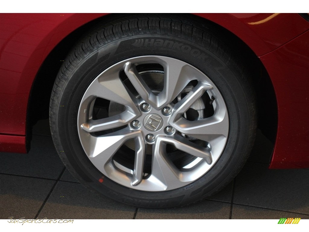 2018 Accord LX Sedan - Radiant Red Metallic / Ivory photo #8