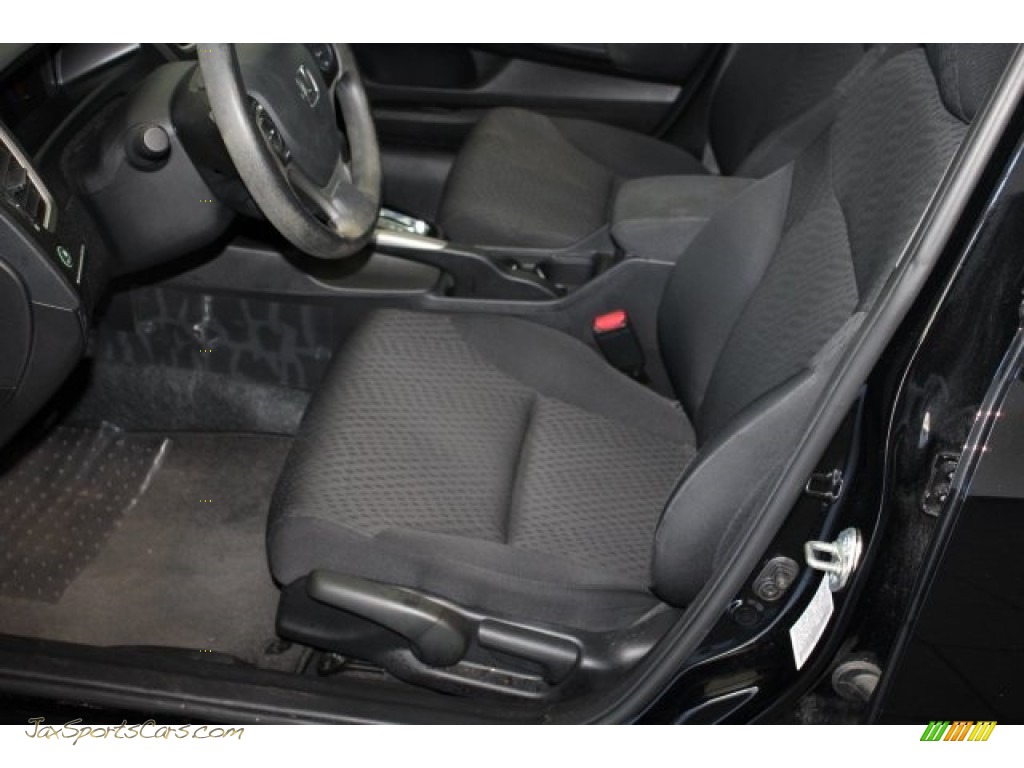 2014 Civic LX Sedan - Crystal Black Pearl / Black photo #11